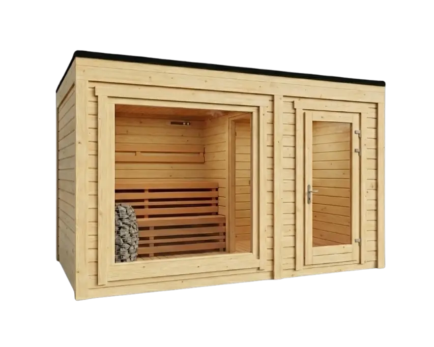 Sauna Cube L - Insel Saunas (1)